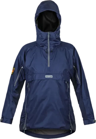 Womens Velez Adventure Smock Midnight Waterproof Hiking Jacket Front