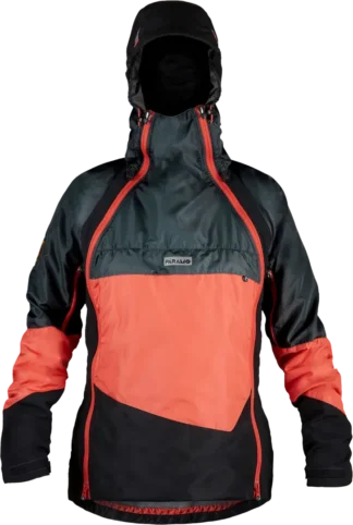 Womens Velez Evolution Hybrid Smock Hot Coral Steel Black Front