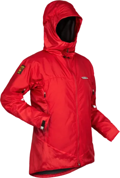 Womens Velez Jacket Fire Womens Waterproof Walking Jacket Angled