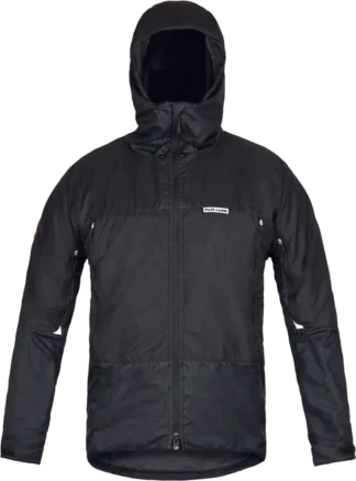 Mens Waterproof Climbing Jacket Paramo Velez In Black Front