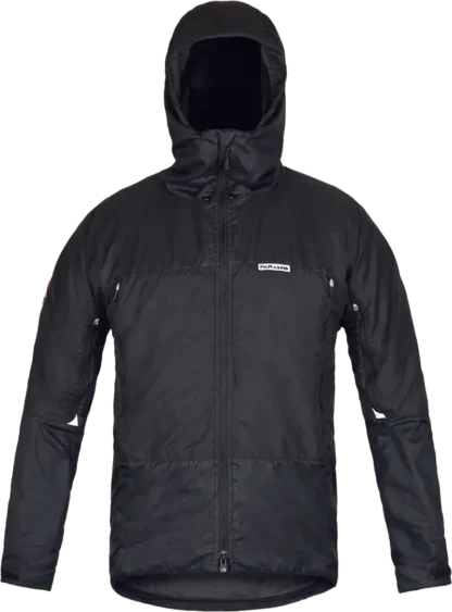 Mens Waterproof Climbing Jacket Paramo Velez In Black Front