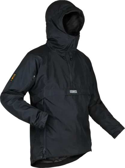 Mens Waterproof Winter Hiking Smock Velez Adventure In Black Angled