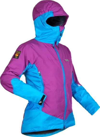 Womens Hiking Jacket Páramo Velez Foxglove Side