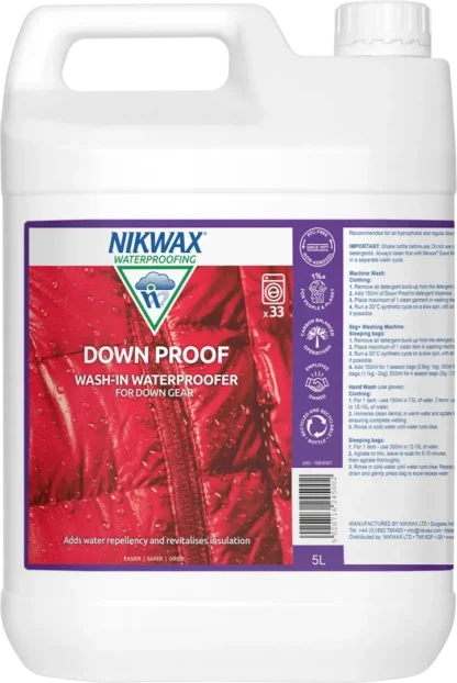 Nikwax Down Proof 5 litres