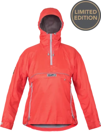 Womens Velez Adventure Light Smock Hot Coral Hiking Jacket Front Copy