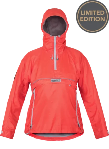 Womens Velez Adventure Light Smock Hot Coral Hiking Jacket Front Copy