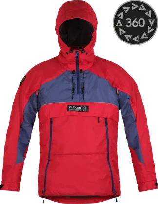 U Aspira Smock Fire Indigo Front Logo